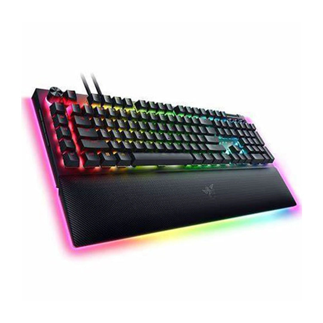 Razer BlackWidow V4 Pro Mechanical Gaming Keyboard - Yellow Switch in Qatar Razer BlackWidow V4 Pro Mechanical Gaming Keyboard - Yellow Switch in Qatar